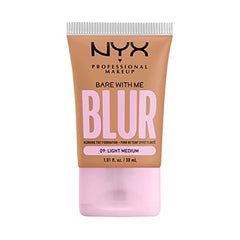 NYX PROFESSIONAL MAKEUP, Bare With Me, Tint Foundation, Medium buildable coverage, 12h hydration, Lightweight matte finish - 09 LIGHT MEDIUM