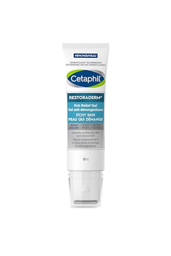 Cetaphil Restoraderm Itch Relief Gel – Lightweight Soothing Gel for Long Lasting Itch Relief, Clinically Tested on Sensitive Skin, Dermatologist Recommended, 59ml