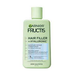 Garnier Fructis Hair Filler + Hyaluronic Acid Moisture Repair Sulfate-Free Conditioner, for Curly and Wavy Hair, up to 15X More Moisture & 100 Hours of Frizz Control, 300ml