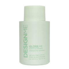 Design.Me GLOSS.ME Hydrating Shampoo | Hemp & Argan Oil Shampoo Adds Softness & Shine | Straight, Wavy, or Curly Hair Shampoo | Sulfate-Free & Color-Safe Moisturizing Shampoo for Dry Hair, 10 Fl Oz