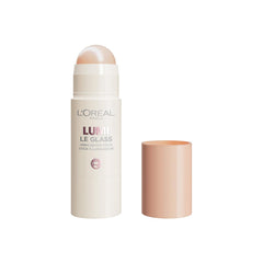 L'Oréal Paris Lumi Le Glass Highlighter Makeup Stick, Lightweight Multi-Use Glow, Dewy Radiance,Illuminator, 610 Glassy Pearl Eclat, 5g
