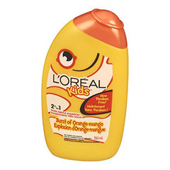 L'Oreal Paris Kids Shampoo and Conditioner, Orange Mango, 2 in 1, Paraben Free, Extra Gentle, Dermatologist Tested, Tear-Free, 265 ml