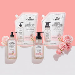 J.R. Watkins Rosewater Foaming Hand Soap Refill Pouch, 828 mL