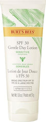 Burt's Bees Sensitive Solutions SPF 30 Gentle Hydrating Day Lotion with Aloe and Rice Milk Broad Spectrum SPF 30, Lightweight Mineral Sunscreen, 99.4% Natural Origin, 51 g