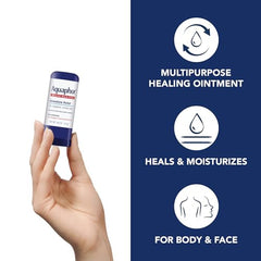 Aquaphor Healing Balm Stick for Chapped, Chafed Skin, Enriched with Avocado Oil and Shea Butter, No-Mess Application Perfect for On-The-Go Use, Fragrance Free, Dermatological Skin Care, 18.4 g
