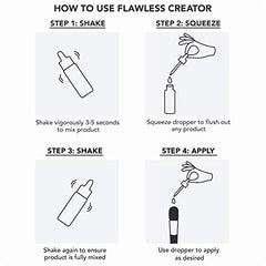 Dermablend Flawless Creator Liquid Foundation Drops, 50W For tan skin with warm yellow undertones
