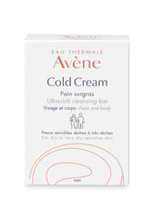 Eau Thermale Avene Cold Cream Ultra-Rich Cleansing Bar for Very dry Skin, Nourishing soap-free bar, 100 g