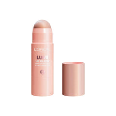 L'Oréal Paris Lumi Le Glow Highlighter Stick, Lightweight Multi-Use Glow, Buildable Shimmer, Illuminator, 640 Glowy Sparkling Rose, 6.5g