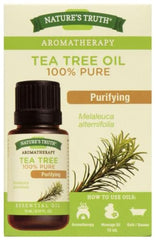 Nature’s Truth Tea Tree Essential Oil 15 ml – 100% Pure & Natural, Plant-Based, Aromatherapy, Diffuser, Massage & Bath Use