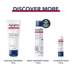 Aquaphor Healing Ointment, Multipurpose Ointment for Dry, Cracked Skin, Chafing, Cuticle Care, Fragrance Free, Non Greasy and Non Comedogenic Body Moisturizer, Dermatological Skin Care, 141g Tube