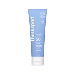 Thinksport SPF 50+ Mineral Sunscreen Lotion, 3oz , White