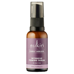 Sukin - Purely Ageless Intensive Firming Serum - Gel Face Cream for Brightening/Toning Skincare, Intense Moisturizer with Ribose, Acacia Gum, Rosehip Oil for All Skin Types, 30 mL