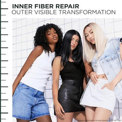 Garnier Fructis Hair Filler + Hyaluronic Acid Moisture Repair Sulfate-Free Serum, for Curly and Wavy Hair, up to 15X More Moisture & 100 Hours of Frizz Control, 111ml