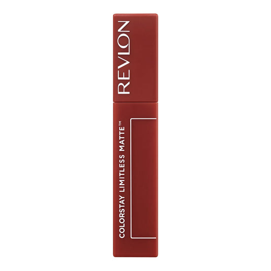 Revlon Lipstick, ColorStay Limitless Matte Liquid Lipstick, Vegan Formula, No-Budge Matte, Longwear Lipstick, Long Lasting, Lightweight/Comfortable, Waterproof, 013 Real Deal, 0.17 fl oz/ 5ml