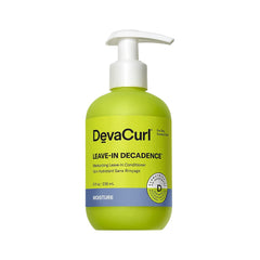 DevaCurl Leave In Decadence Moisturizing Leave In Conditioner for Curly Hair, Moisturizing and Anti Frizz, for Course Waves, Curls, and Coils, Sulfate Free, 236mL