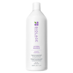 Biolage Shampoo, HydraSource Hydrating Shampoo for Dry Hair, With Aloe, Nourishing and Moisturizing, Weightless Shampoo, Silicone Free, Paraben Free, Vegan, Packaging May Vary