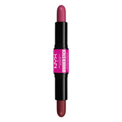 NYX PROFESSIONAL MAKEUP, Wonder Blush, Cream Blush Duo, Infused with Hyaluronic acid - DEEP MAGENTA AND GINGER
