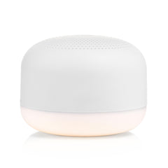 Yogasleep Travel Mini Portable White Noise Sound Machine - 6 Soothing Sounds - Soft Dimmable Night Light - Compact Sleep Therapy for Adults and Baby - USB Rechargeable - Lanyard for Easy Hanging (White)