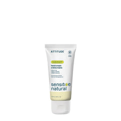 ATTITUDE Hand Cream for Sensitive Skin with Oat, Made in Canada, EWG Verified, Dermatologically Tested, Vegan, Vanilla Cream Scent, 75 mL