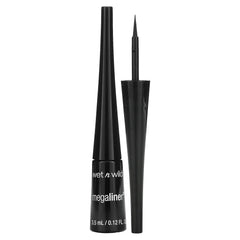 Wet n Wild Megaliner Liquid Eyeliner 871a Black, 0.12 Ounce 146781 (Pack of 1)