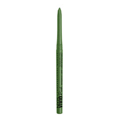 NYX PROFESSIONAL MAKEUP, Vivid Rich Mechanical Pencil, Eyeliner, Rich shades, Vegan Formula - It's Giving Jade (Green)