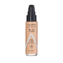 Almay Truly Lasting Color Liquid Makeup, Long Wearing Natural Finish Foundation with Vitamin E and Lemon Extract, Hypoallergenic, Cruelty Free, -Fragrance Free, Dermatologist Tested, 160 Naked, 1 oz