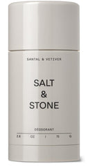 SALT & STONE Aluminum Free Deodorant | Extra Strength 48 Hour Protection for Women & Men | Made with Seaweed Extracts, Shea Butter & Prebiotics (Santal & Vetiver)