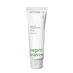 ATTITUDE Body Cream, Made in Canada, EWG Verified Moisturizer, Vegan Moisturizing Products For Dry Skin, Dermatologically Tested, Pear & Amber Scent, 240 mL