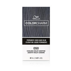 COLORCHARM Permanent Liquid Hair Color for Gray Coverage | 050 Cooling Violet | 1.4 Fl oz. | 42 ml - Packaging May Vary