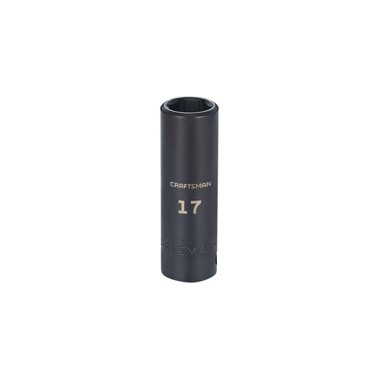 CRAFTSMAN® 1/2 in. Drive 17mm Metric Deep Impact Socket (CMMT16078)