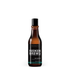 Redken Brews Mint Shampoo For Men | Energizing Mint Scent | With Menthol For Soothing and Refreshing Scalp and Hair | Deeply Cleanses Scalp | For All Men's Hair Types, 300 ML