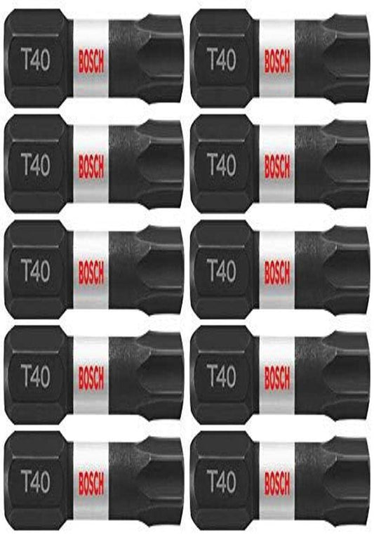 Bosch ITT40102 2 Pc. Impact Tough 1 In. Torx #40 Insert Bits