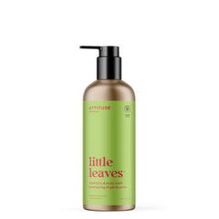 ATTITUDE 2-in-1 Body Wash and Hair Shampoo for Kids, Made in Canada, EWG Verified, Dermatologically Tested, Vegan Personal Care, Refillable Aluminum Bottle, Watermelon and Coco, 473 mL