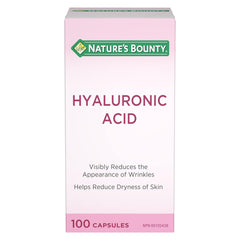 Nature's Bounty Hyaluronic Acid Tablets, 100 Count