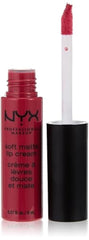 NYX PROFESSIONAL MAKEUP Soft Matte Lip Cream, High-Pigmented Liquid Lipstick - Prague (Matte Merlot), 8 mL