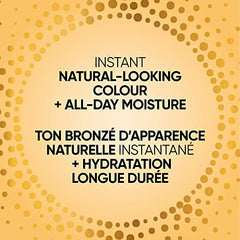 Jergens Natural Glow Instant Sun Sunless Tanning Moisturizer + Bronzer, Deep Bronze (180 mL)