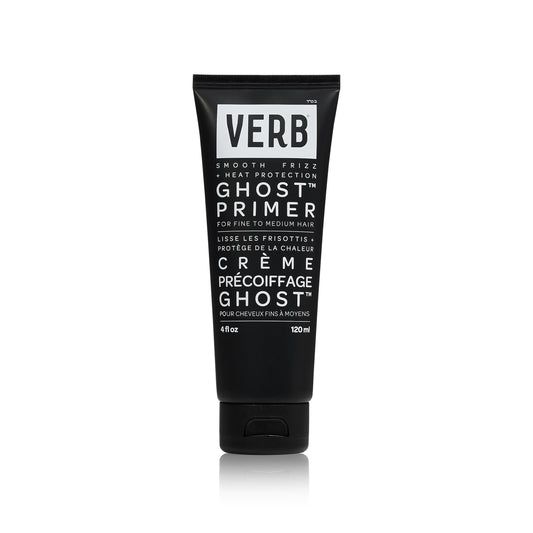 VERB Ghost Primer Heat Protectant, 4 fl oz - Infused with Moringa Oil - Frizz Control Styling Cream - Vegan, No Parabens or Harmful Sulfates
