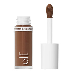 e.l.f. Camo Liquid Bronzer & Contour, Silky Pigmented Formula, Long-Lasting Glow for A Sun-Kissed, Sculpted Finish, Vegan & Cruelty-Free, 4 Light/Medium