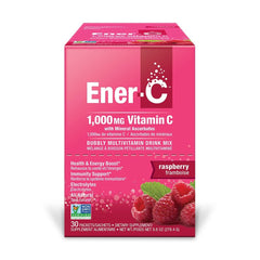 Ener-Life Raspberry Multivitamin Drink Mix 30 Count, 0.3 Oz