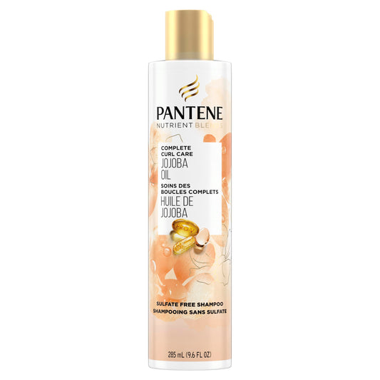 Pantene Nutrient Blends Complete Curl Care Jojoba Oil Sulfate Free Shampoo 285mL