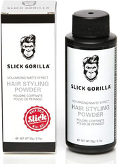 Slick Gorilla Hair Styling Powder for Men 0.70 oz (20ml) | Texture Powder | Matte Finish | 24 Hours All Day Hold | Adds Volume & Texture | Lightweight | Non-Sticky | No Shine | Texturizing Product