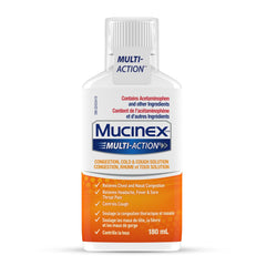 Mucinex Multi Action Liquid - Congestion Cold & Cough Solution