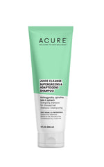 Acure - Juice Cleanse Supergreens & Adaptogens Shampoo, 8 fl oz - Antioxidant Shampoo to Brighten and Re-Energize Stressed Hair - Shampoo for Dry Hair and Damaged Hair - 100% Vegan