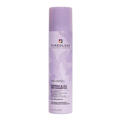 Pureology Style + Protect Refresh and Go Dry Shampoo, For Colour-Treated Hair, For Fine to Thick and Straight to Curly Hair, Absorbs Oil and adds Movement, Vegan, Sulfate-free, Paraben-Free, 150 g