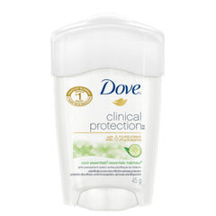 Dove Clinical Protection Antiperspirant Stick for sensitive skin Cool Essentials antibacterial odour protection 45 g