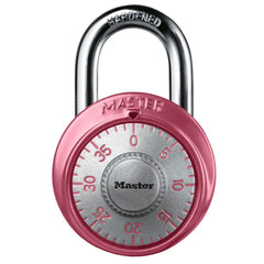 Master Lock 1530DPNK Breast Cancer Research Foundation Dial Combination Lock, Pink