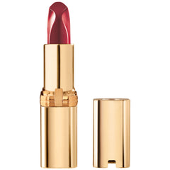 L’Oréal Paris Colour Riche Reds of Worth, Red Lipstick, Long Lasting Lipstick with Smudge Proof Formula Infused with Argan Oil & Vitamin E, Satin Finish, Ambitious Red, 0.13 oz.