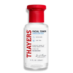 THAYERS Alcohol-Free Witch Hazel Unscented Face Toner Skin Care with Aloe Vera, Natural Gentle Facial Toner, for All Skin Types, Travel Format, 89mL