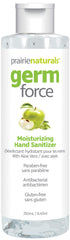 Prairie Naturals Germ force moisturizing hand sanitizer paraben free, 250 Milliliter