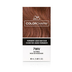 WELLA Color Charm Permanent Liquid Hair Color for Gray Coverage, 7WV Nutmeg